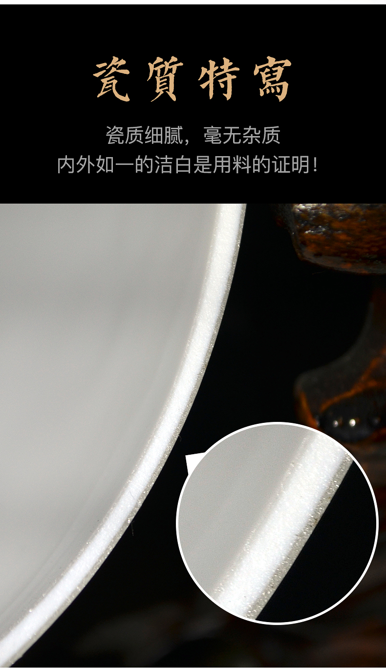 Limited edition hand - made gold big porcelain vase jingdezhen ceramic decoration crafts are household act the role ofing is tasted flower arrangement