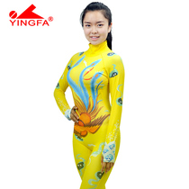 Yingfa dragon pattern conjoined long sleeve trousers jellyfish coat sunscreen diving swimming snorkeling outdoor sailing windsurfing suit