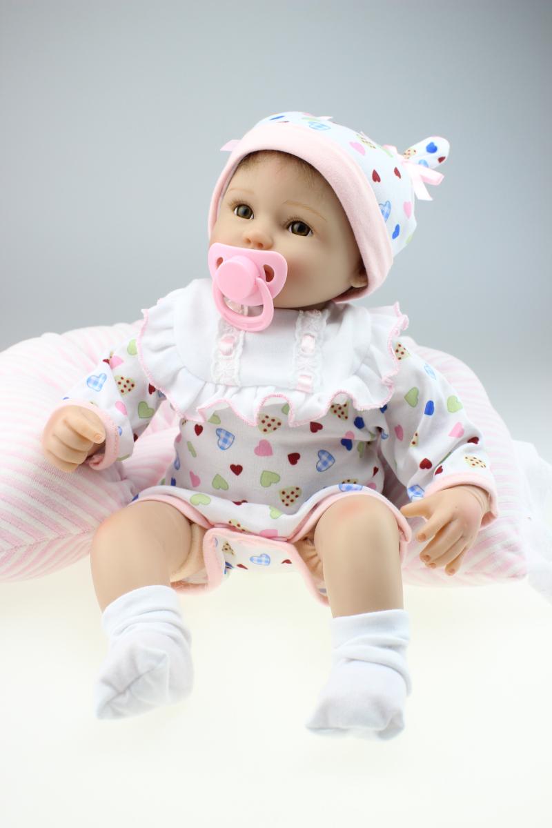 Real Life Reborn Baby Dolls Girl Lifelike Vinyl Silicone ...