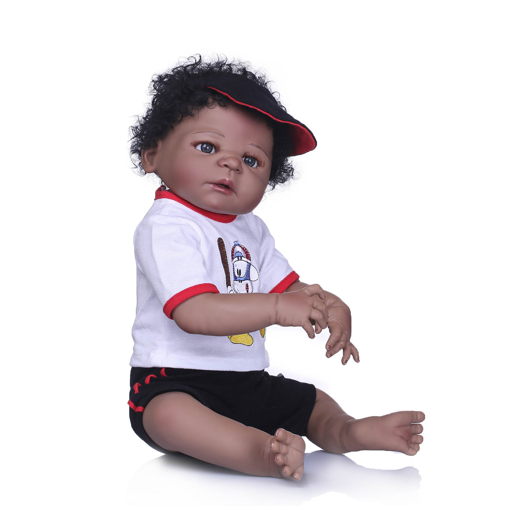 23/" Bathable Ethnic Biracial Reborn Baby Girls Dolls Anatomically Correct