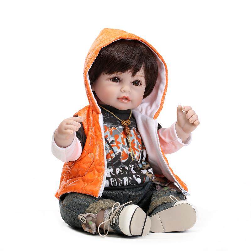 Simulation little boy doll over family toys pressing dolls wedding gift for girlfriends to send old people