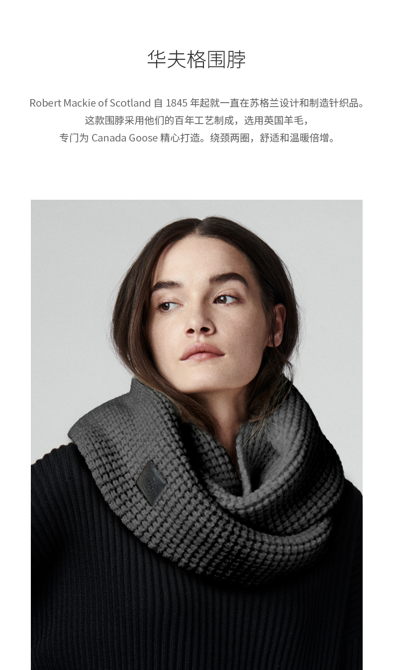 CANADA GOOSE / Canada Ngỗng Bánh quế Bib 6958L khăn trùm mặt đi phượt