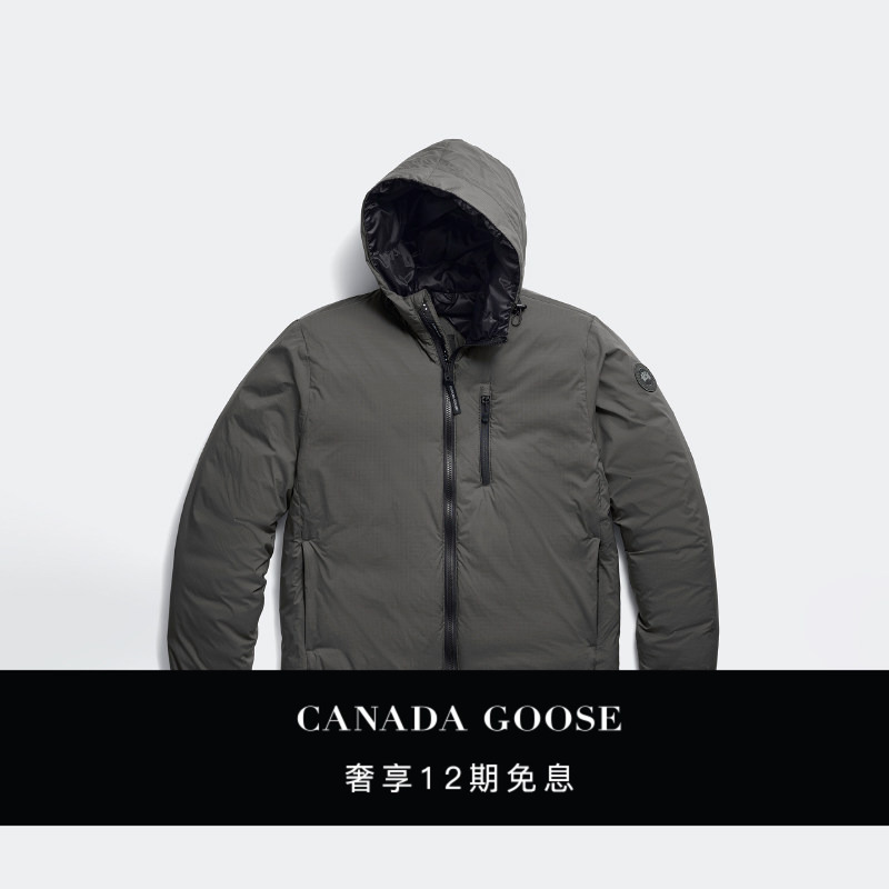 [New Product] Canada Goose Lodge Men's Matching Color Logo down Hoodie