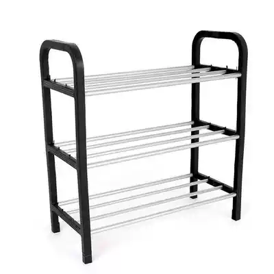 Easy Assembled Light Plastic 3 Tier Shoe Rack Shelf Storage