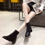 Martens, демисезонные короткие сапоги с молнией, 2019, популярно в интернете