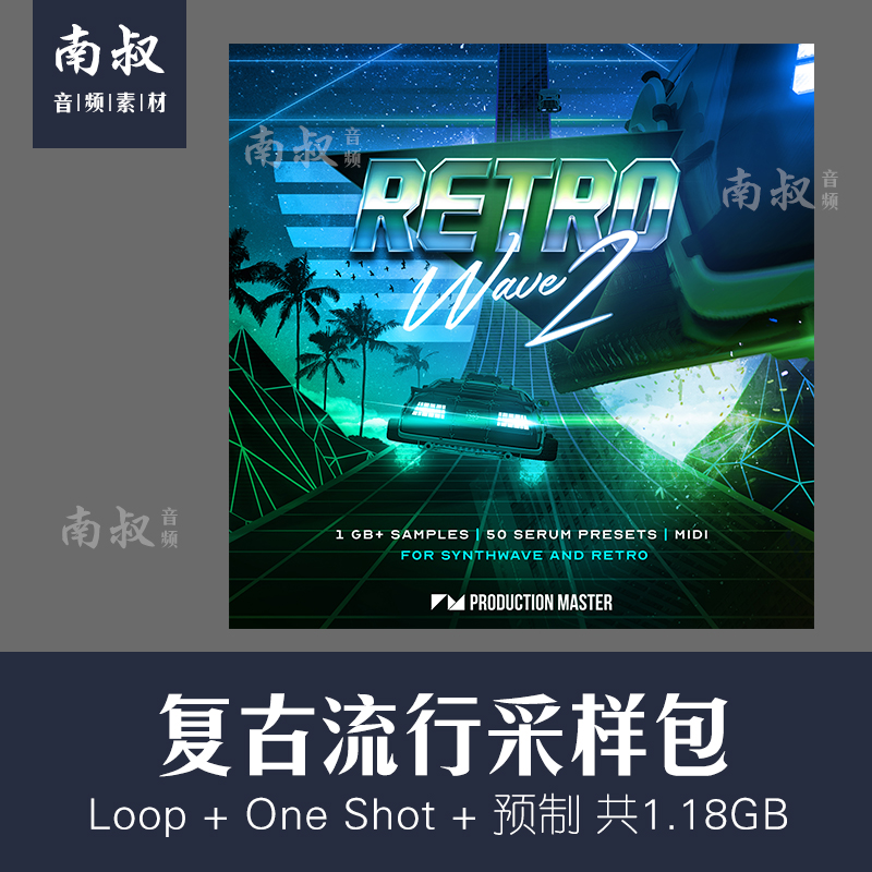 Production Master Retrowave 2 retro pop electric sound choreography-like material commercial package