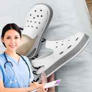 dép quai hậu nữ hot Giày y tá chống trượt, dép đi trong phòng mổ nữ, dép nửa ngón chân, dép xỏ ngón bảo vệ văn phòng y tế ICU dép đi trong nhà dép quai hậu xỏ ngón nam dẹp quai hậu