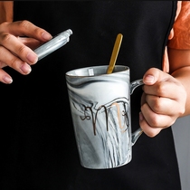 Bubble milk oatmeal breakfast cup with lid with spoon large capacity adult drinking milk powder drinking cup