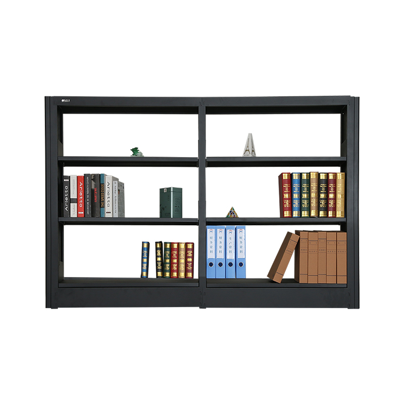 1 m Short Book Rack Steel Bookstore School Single-Sided Information Shelf Reading Room Archive Shelf Iron Metal Small Bookcase