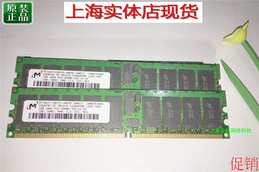 Magnesium MT 1G 1R*4 DDR2 400 PC2-320R ECC REG server memory