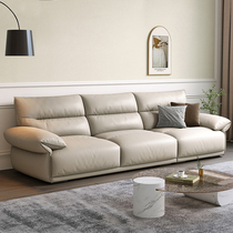 Italian office sofa leather leather business reception room minimalist modern office sofa tea couch combination suite