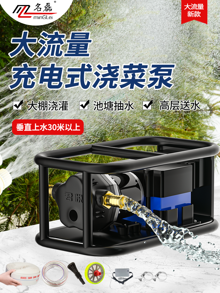 12v rechargeable pump Rural watering artifact watering machine Agricultural irrigation outdoor watering small pump