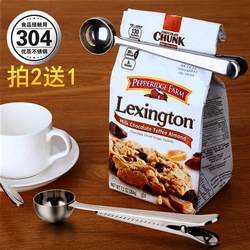 304 stainless steel seal clip milk powder, a spoon of flour flour, milk powder teas, tea bag snack bag mouth seal clip