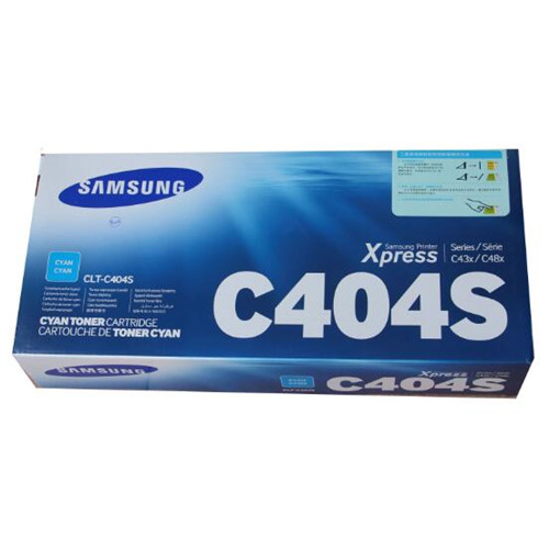 Original fit CLT-C404S indigo toner bin Samsung SL-C430 C480 Cyan Toner Cartridges Selenium Drum