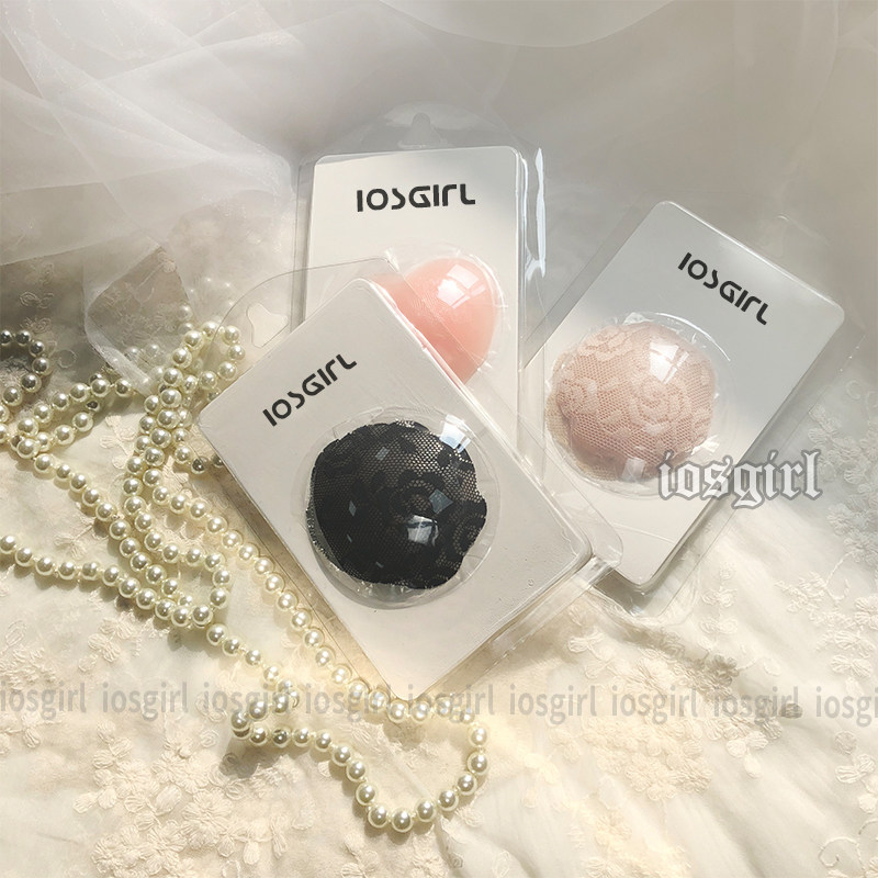 iosgirl chest sticker anti-bump thin air permeable silicon latex sticker 9419