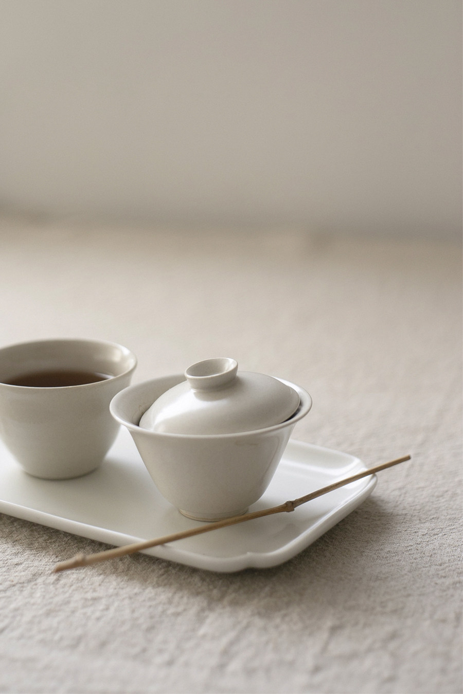 (rice jelly white) Kung Fu Xiaogai bowl 70ml (lid below) One person drinks uni-abieterfuge tea hidden mountain parish-Taobao