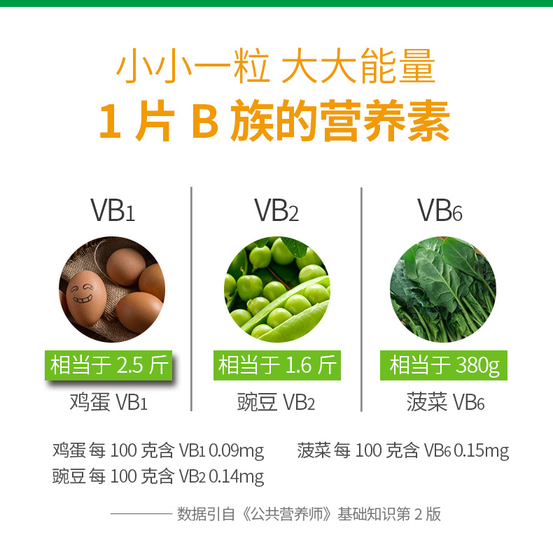 百邦维生素B族补充多种VB