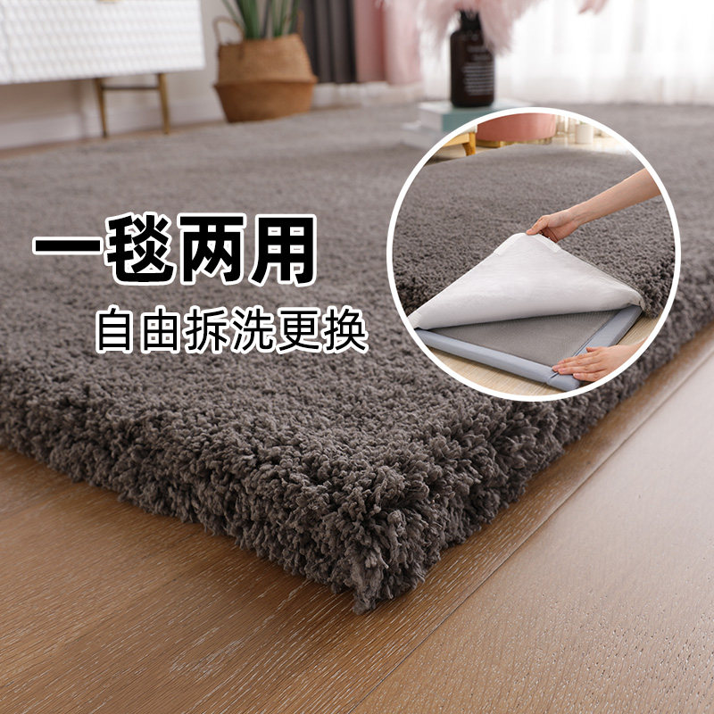 Carpet bedroom bedside full of Nordic ins net red tatami removable and washable light luxury blanket thickened floor mat living room