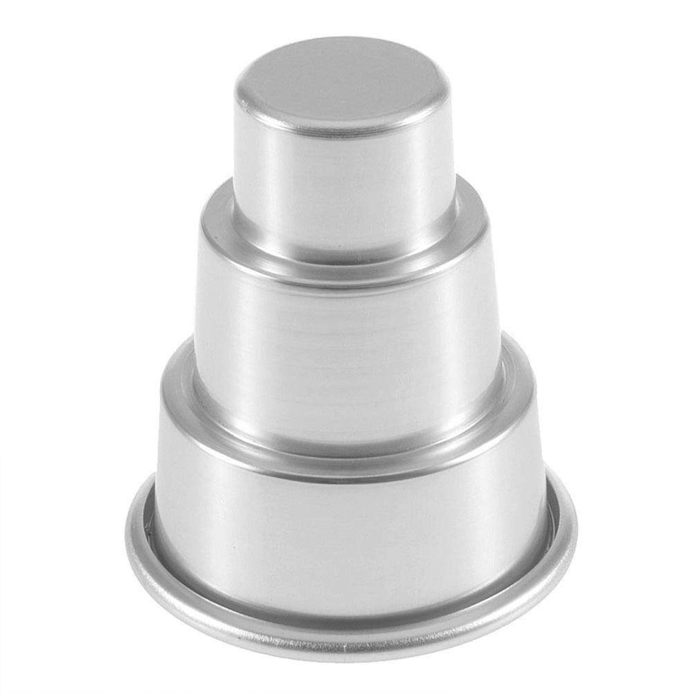 Mini 3-Tier Cupcake Pudding Chocolate Cake Mould Baking Pans