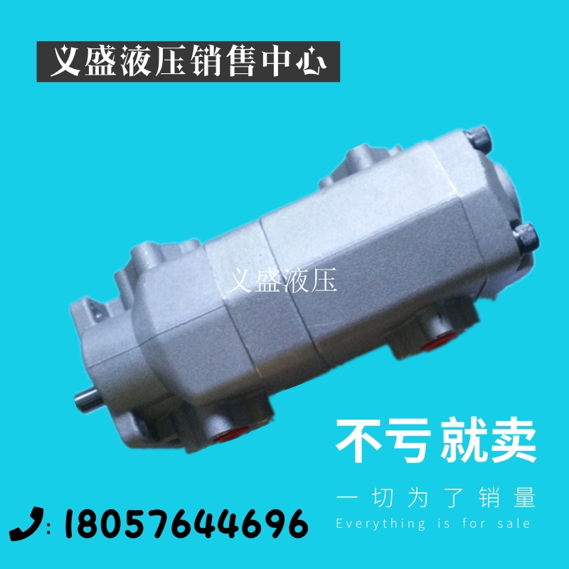 Taiwan Xinhong HYDROMAX gear pump HGP-22A-22R HGP-22A-44R double oil pump