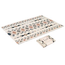 Noke unlimited three-proof original jacquard tablecloth portable outdoor camping waterproof anti-fouling and anti-mold multi-functional mat