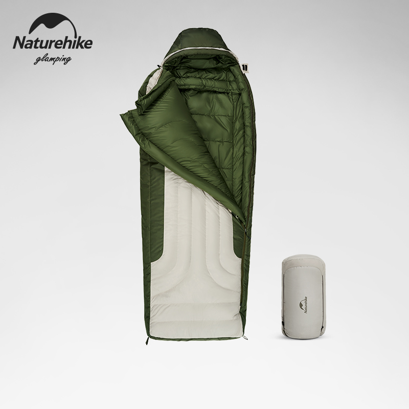 Naturehike Nowadays Snow-melt-feather-feather-sleeping bags adult autumn-winter camping camping warm and thickening cold