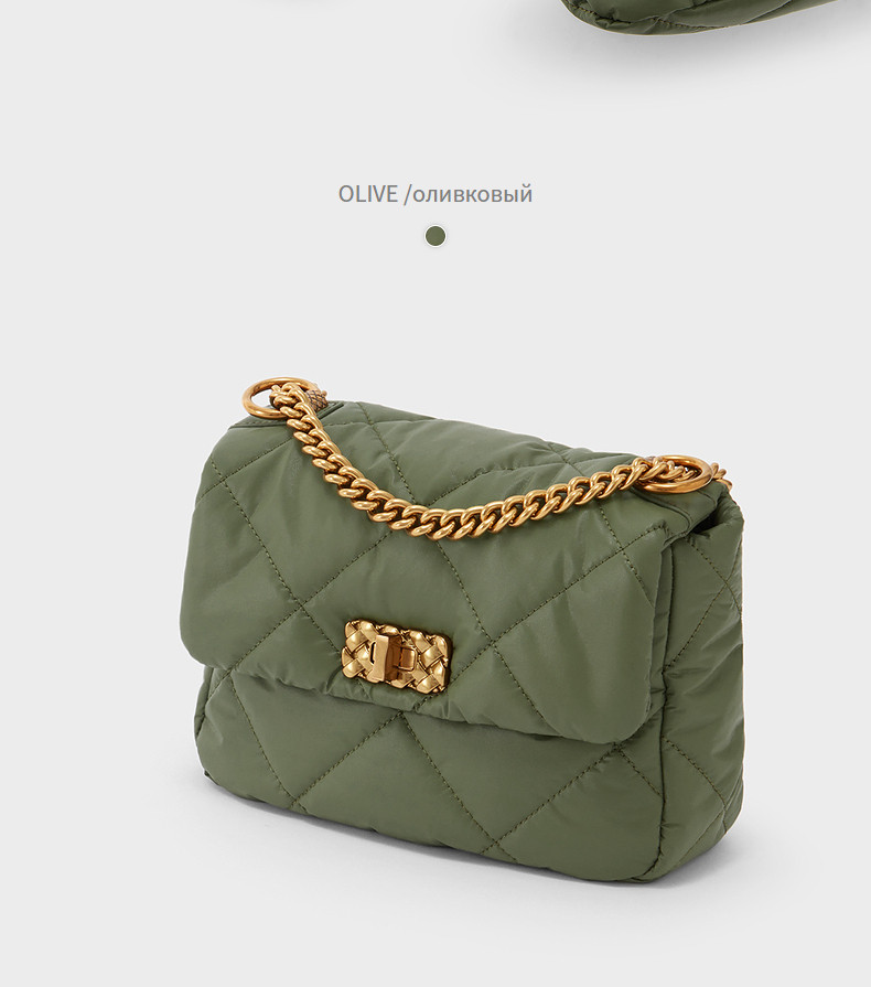 Charles&keith, цепь, сумка подмышку, подарок на день рождения, на цепочке                       