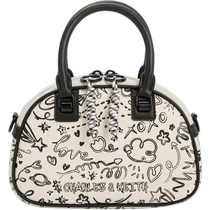 CHARLESKEITH Summer Womens Bag CK2-30151268 Color Blocking Bowling Retro Messenger Bag Women