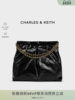 Charles & Keith Autumn Women's Bag Ck2-40671449 Large Capacity Shoulder Tote Bag Hobo Bag Wedding Bag for Women