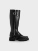 Charles&Keith25 New Autum Collection Ck1-90920159 Thick-Soled Zipper Buckle Decorated Knight Boots Long Boots