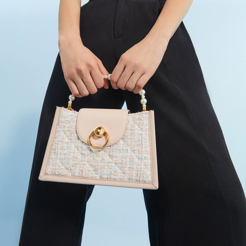 Charles&keith, сумка на одно плечо из жемчуга