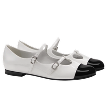 CHARLESKEITH summer womens shoes CK1-70580218 French double buckle Mary Jane shoes for women