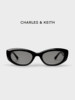Charles&Keith25 New Autum Style Ck3-81280605 Retro Narrow Frame Cat-Eye Sunglasses