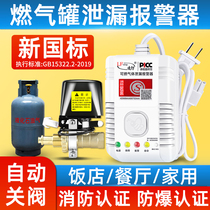 Gas leak alarm cut-off valve kitchen restaurant catering natural gas liquefied gas gas leakage automatic shut-off
