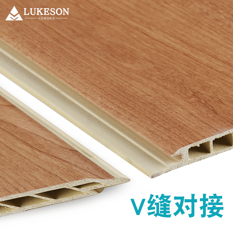 Self-installed bamboo and wood fiber integrated wallboard TV background wall Solid large board seamless wallboard decoration factory direct sales