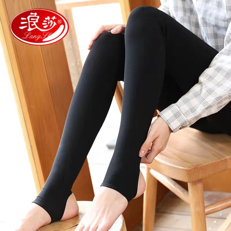 Surfsa silk stockings women's spring and autumn thick in the foot with pants, velvet 120D a good point without stockings for pedaling sand