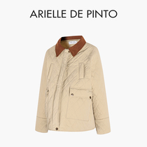 French ARIELLE DE PINTO maternity wear spring style fashionable and versatile outer wear contrasting color cotton jacket