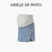 French ARIELLE DE PINTO maternity wear summer slimming anti-exposure denim short skirt