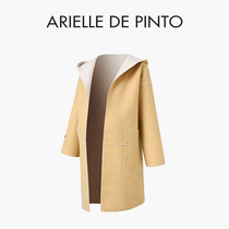 French ARIELLE DE PINTO maternity wear spring hooded mid-length straight style loose jacket
