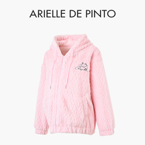French ARIELLE DE PINTO maternity wear spring casual versatile rabbit ears hooded loose jacket