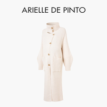 French ARIELLE DE PINTO maternity wear spring cold-resistant gentle wind mid-length sweater jacket
