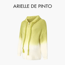 France ARIELLE DE PINTO maternity wear winter gradient loose and comfortable long-sleeved hooded sweater