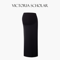 维多利亚贝贝孕妇装2024夏季新款时尚休闲薄款高腰显瘦托腹半身裙