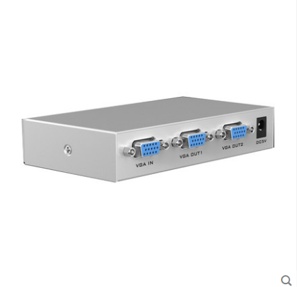 VGA splitter one point two screen splitter 2 ports 1 in 2 out 1 point 2 video divider MT-1502-K