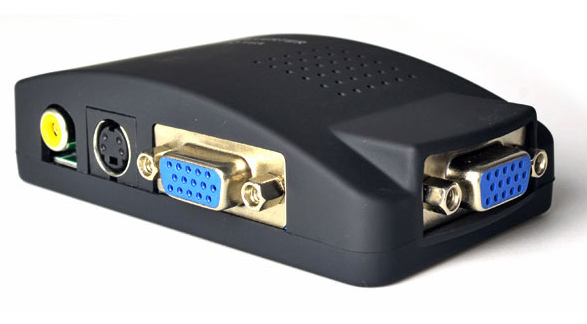 Hanglongxin BNC to VGA AV to VGA set-top box S terminal video TV to computer monitor TV