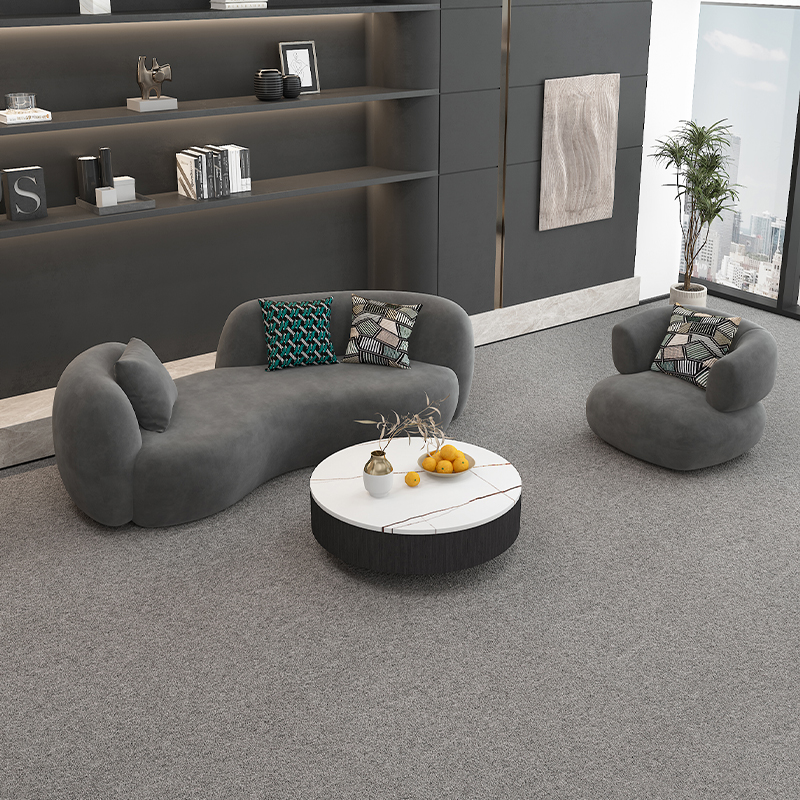 Office Alien Sofa Tea Several Combinations of Simple Modern Reception to negotiate Industrial Restoration Creative Curved Sofa