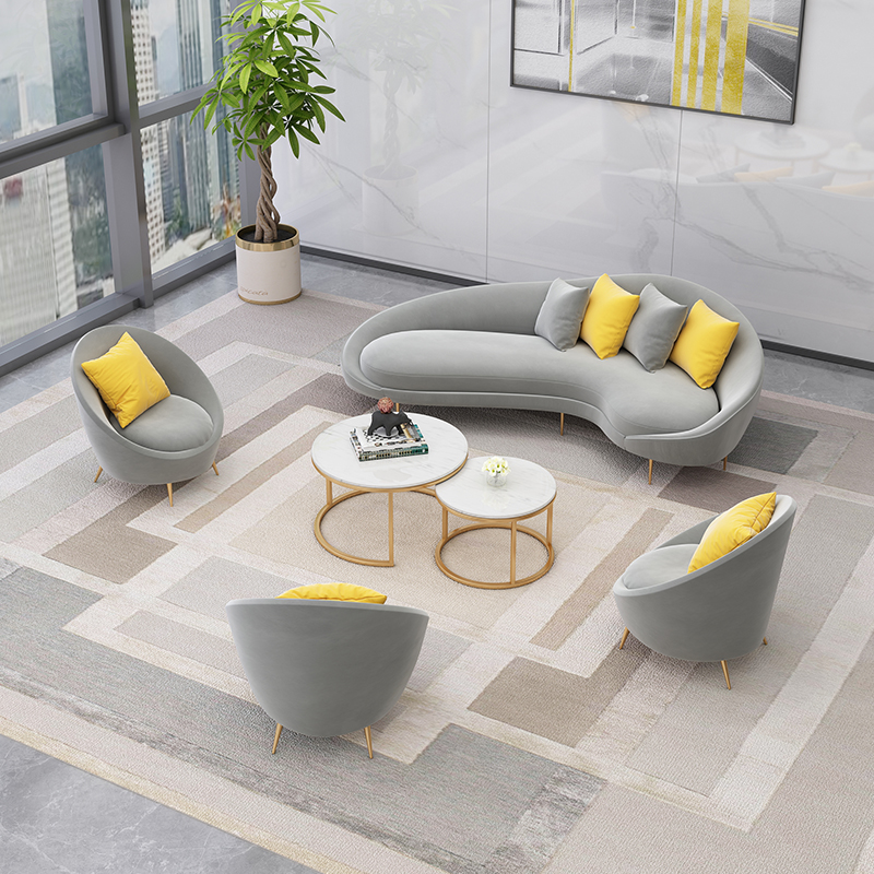 Nordic Office Alien Coffee Several Combined Hospitality Offices Couple Sofa Simply Modern Business Associate Sofa