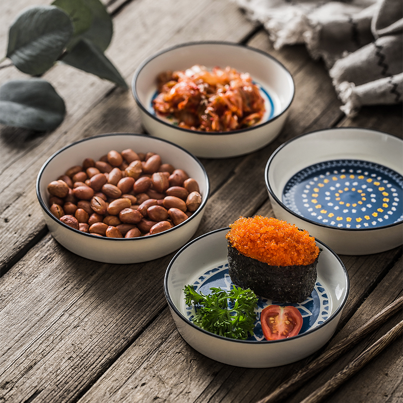 European national wind vinegar sauce dish hotel dish of soy sauce flavor dish dish dish dish ceramic snack dish home ideas