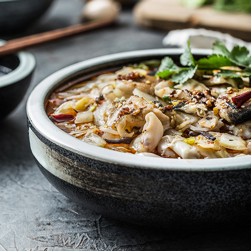 Japanese students' individuality rainbow such use large creative ceramic bowl home eat rice bowl bowl contracted salad bowl mercifully rainbow such use