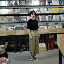 Petite game-copper ammonia Tencel 5-piece sleeve thin tee